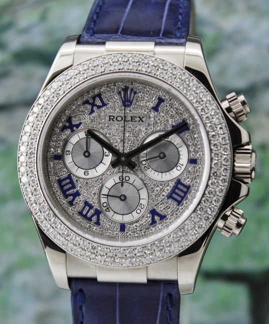 (image for) A ROLEX 18K WHITE GOLD DAYTONA COSMOGRAPH - CERT / 116519